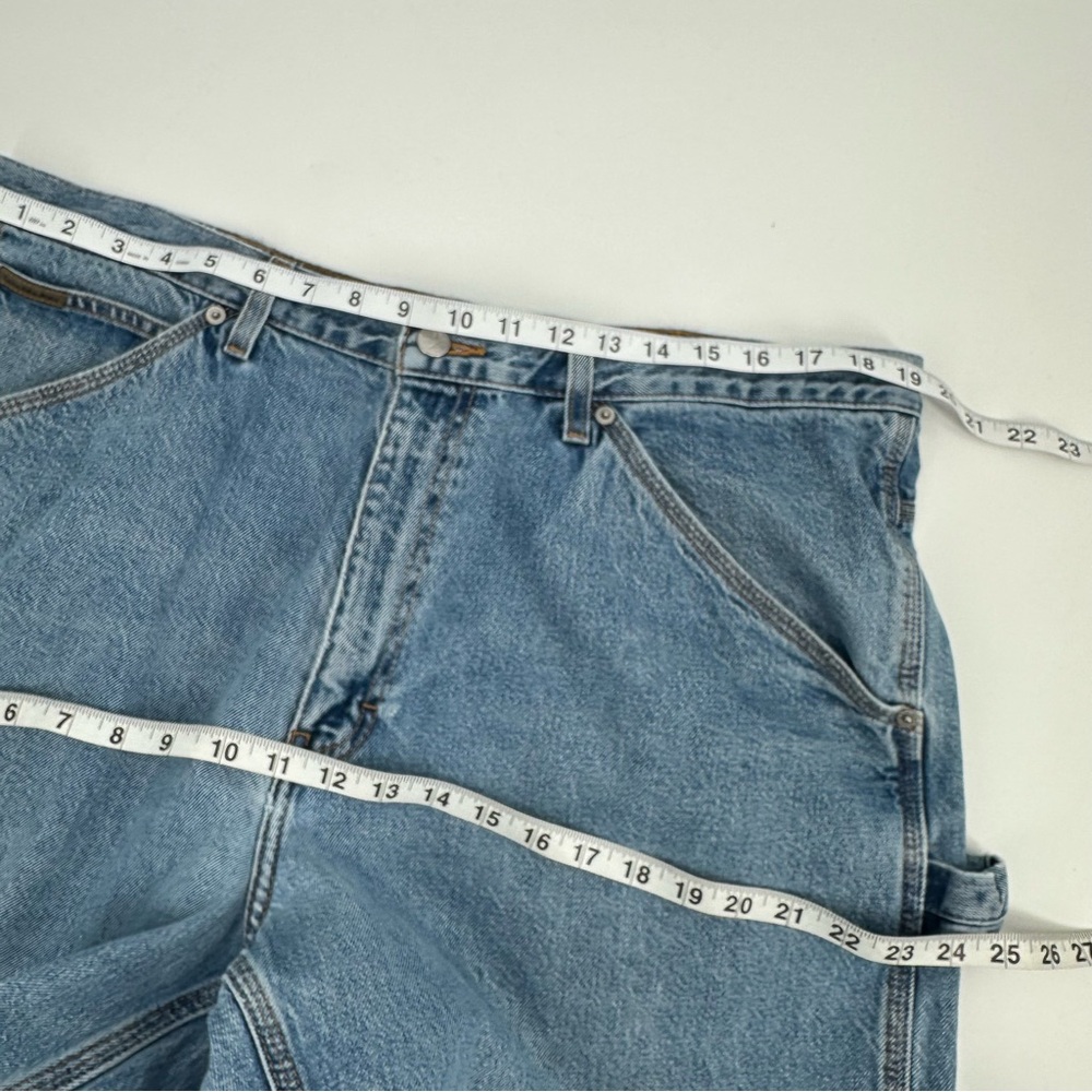 VTG Y2K Calvin Klein Carpenter Jeans Men’s 38 Cotton Faded Stonwash Distressed - Picture 3 of 16